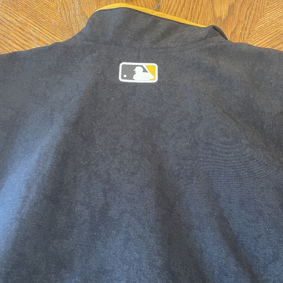 Womans majestic Pittsburgh Pirate On-field Therma Base Thermal Full ZipUp Jacket - Picture 4 of 8